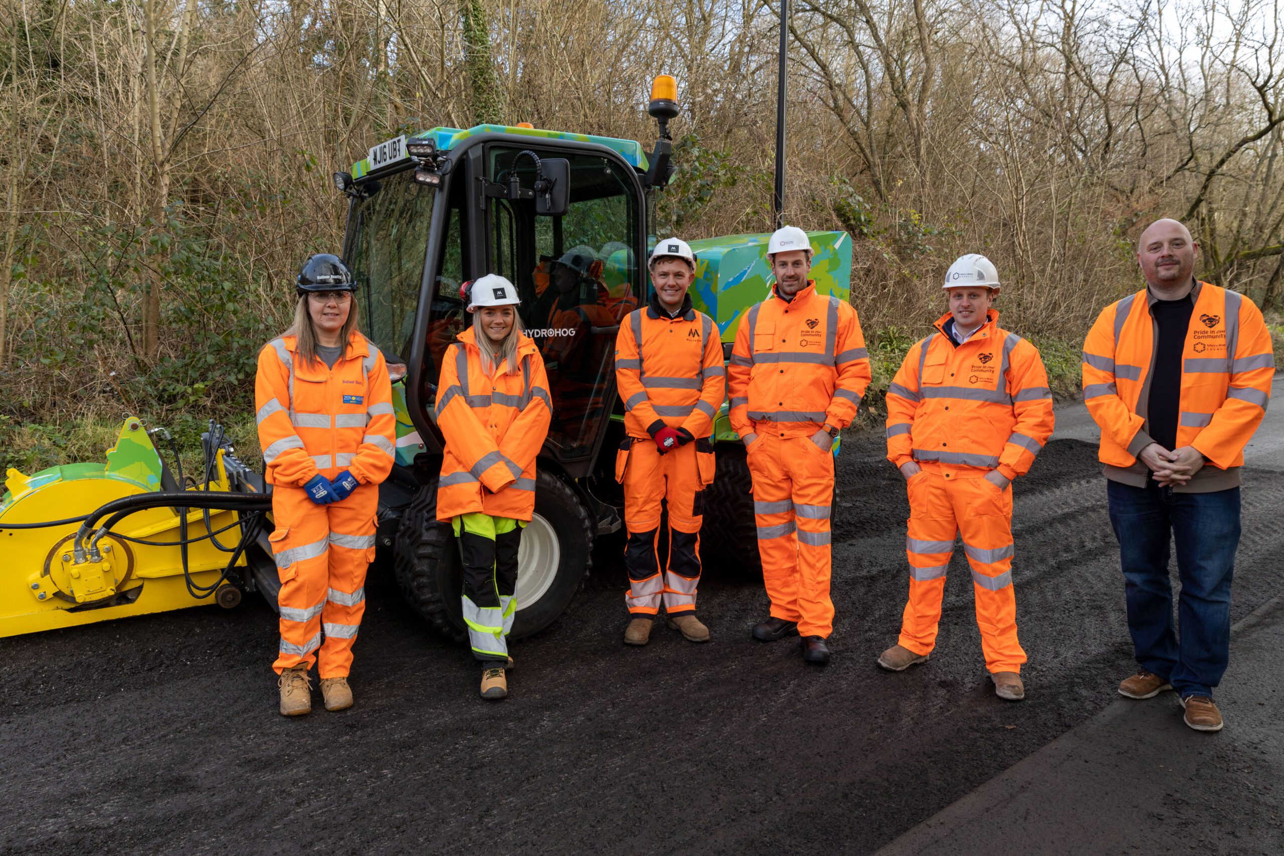 LOCAL CONTRACTOR SHOWCASE SUSTAINABLE HIGHWAY MAINTENANCE IN TELFORD