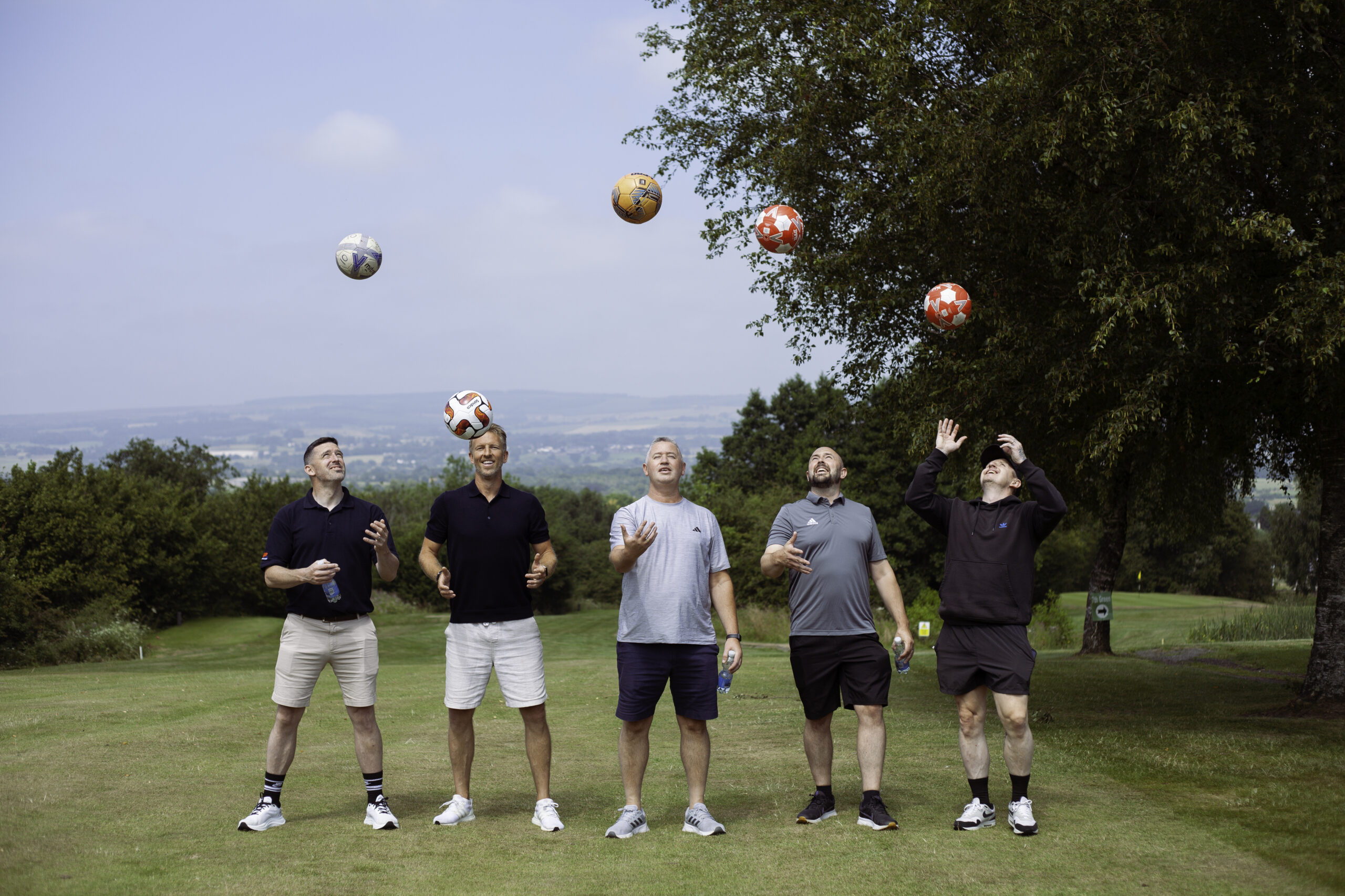 Watch: Ex-professional footballers join Multevo to raise funds for young people in Lancashire